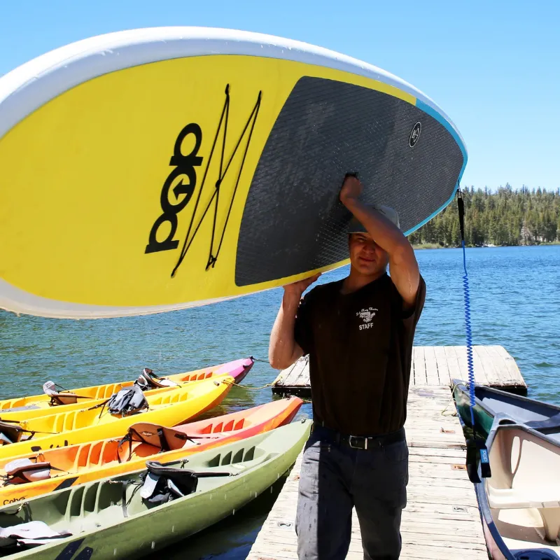 POP Board Co 11’6" Amigo Stand Up Paddle Board SUP - Yellow/Blue