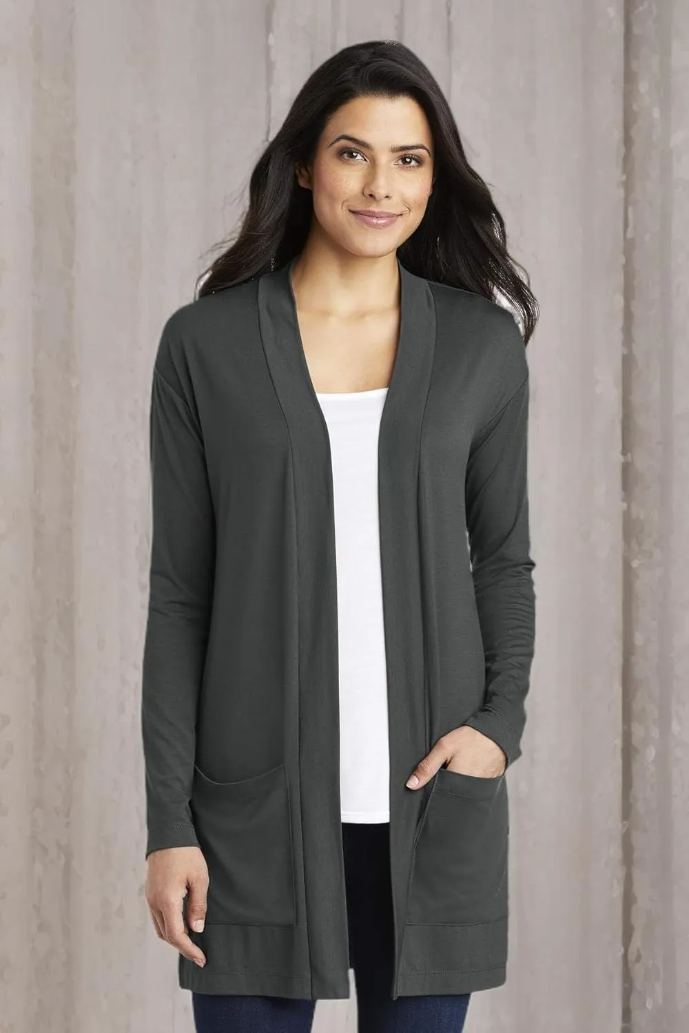 Port Authority Ladies Concept Long Pocket Cardigan