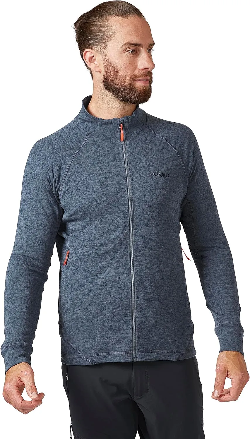 Rab Men's Nexus Stretch Fleece Jacket, Lightweight for Hiking, Climbing & Layering