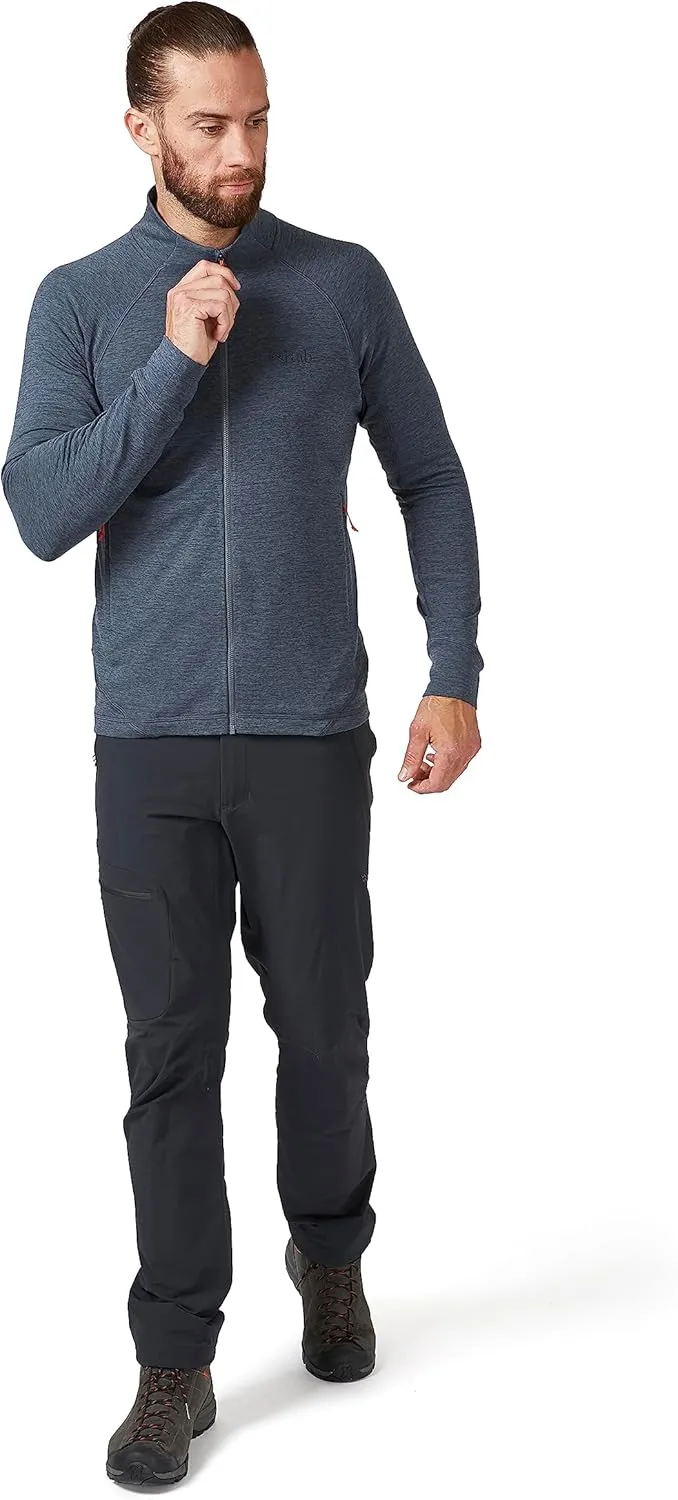 Rab Men's Nexus Stretch Fleece Jacket, Lightweight for Hiking, Climbing & Layering