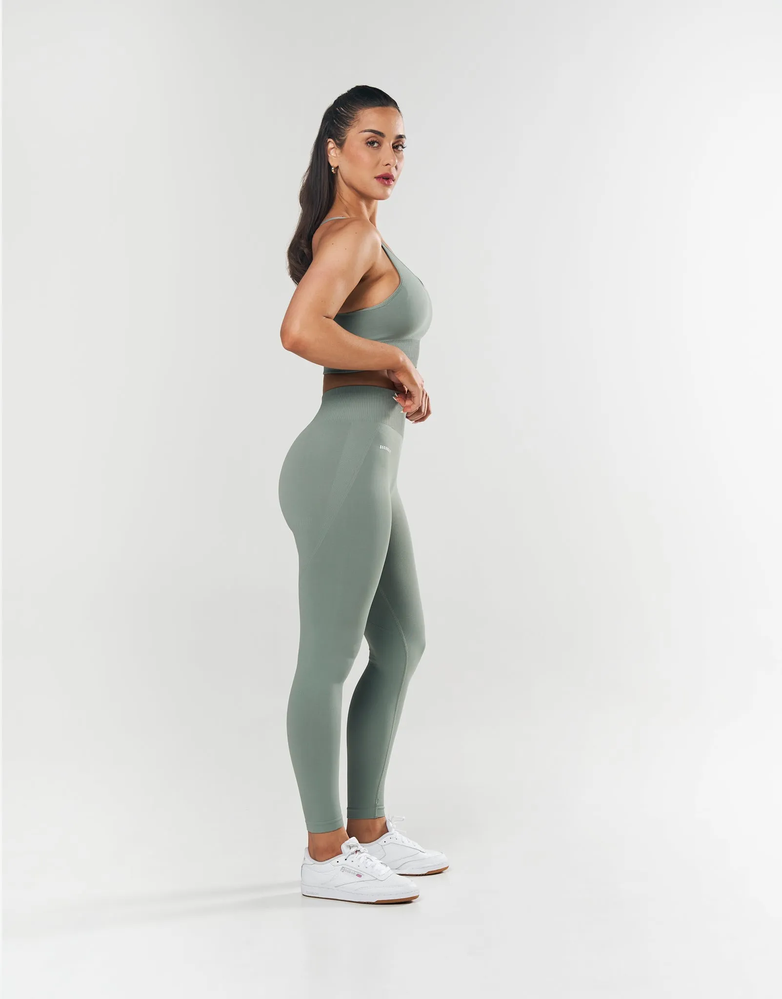 Seamless Full Length Tights - Blue