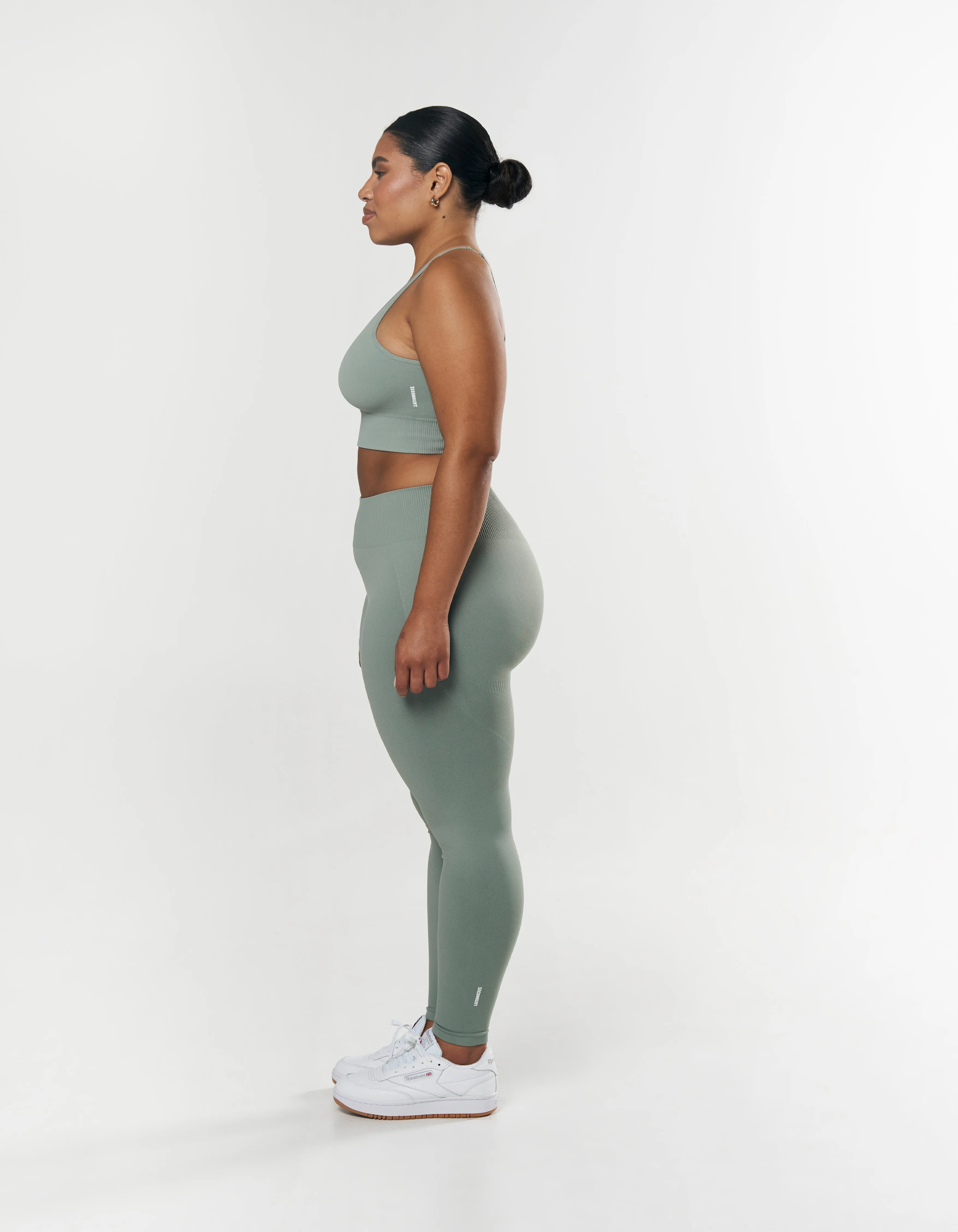 Seamless Full Length Tights - Blue