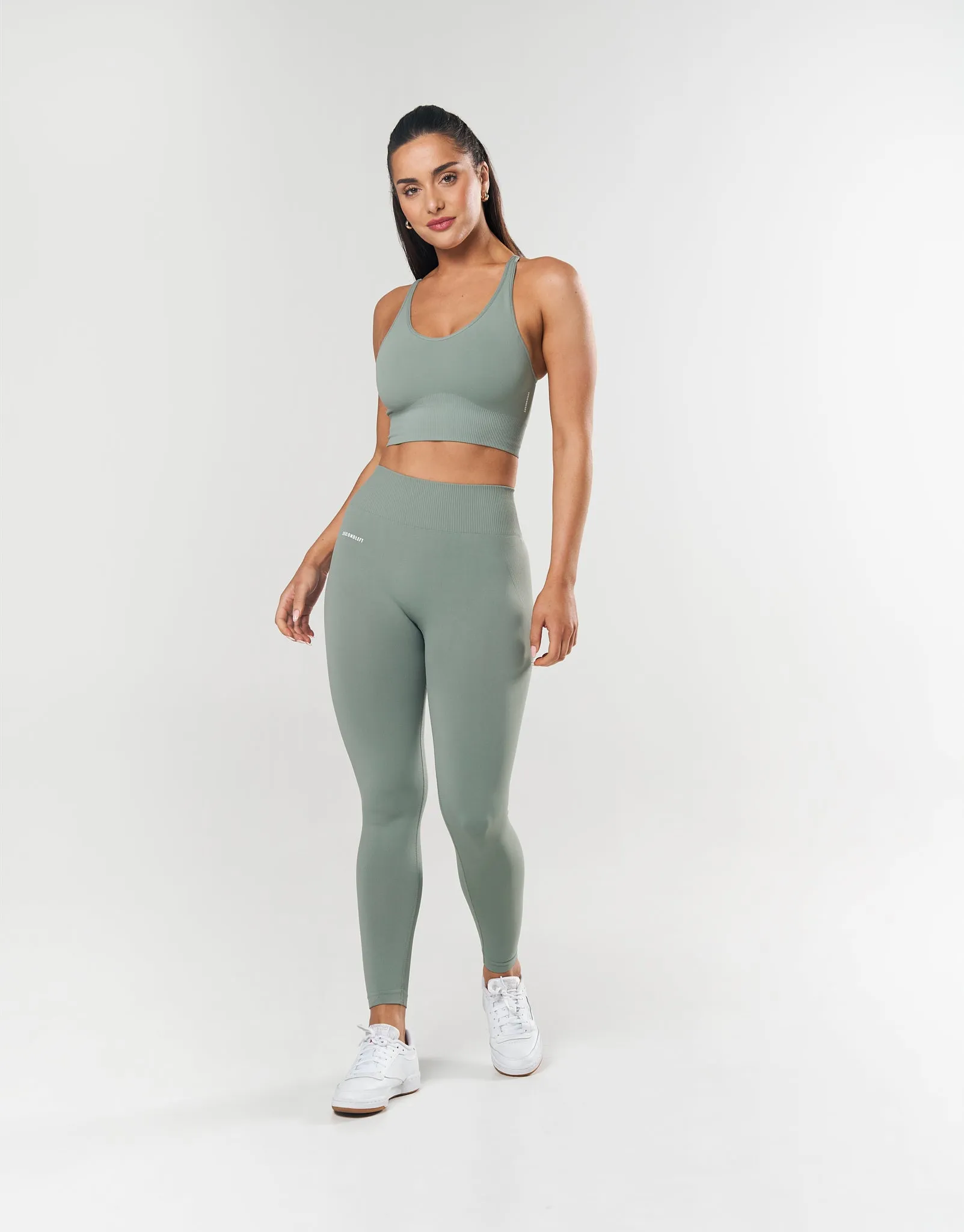 Seamless Full Length Tights - Blue