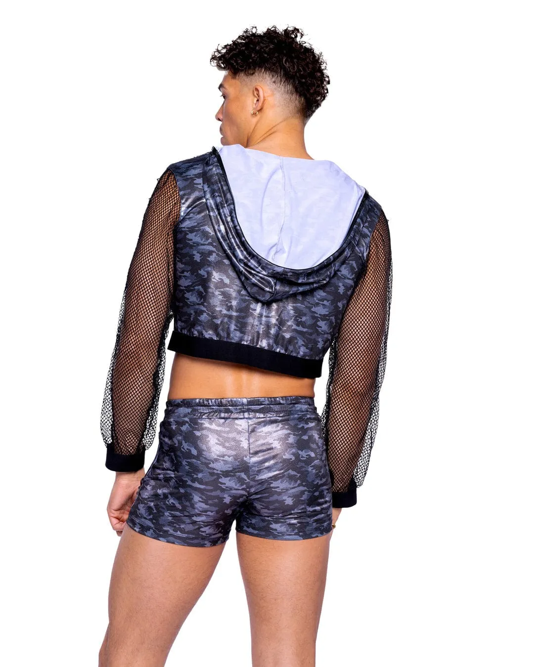 Sexy Men's Shimmer Camouflauge Shorts