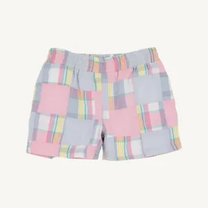Sheffield Shorts - Morris Madras with Worth Avenue White Stork