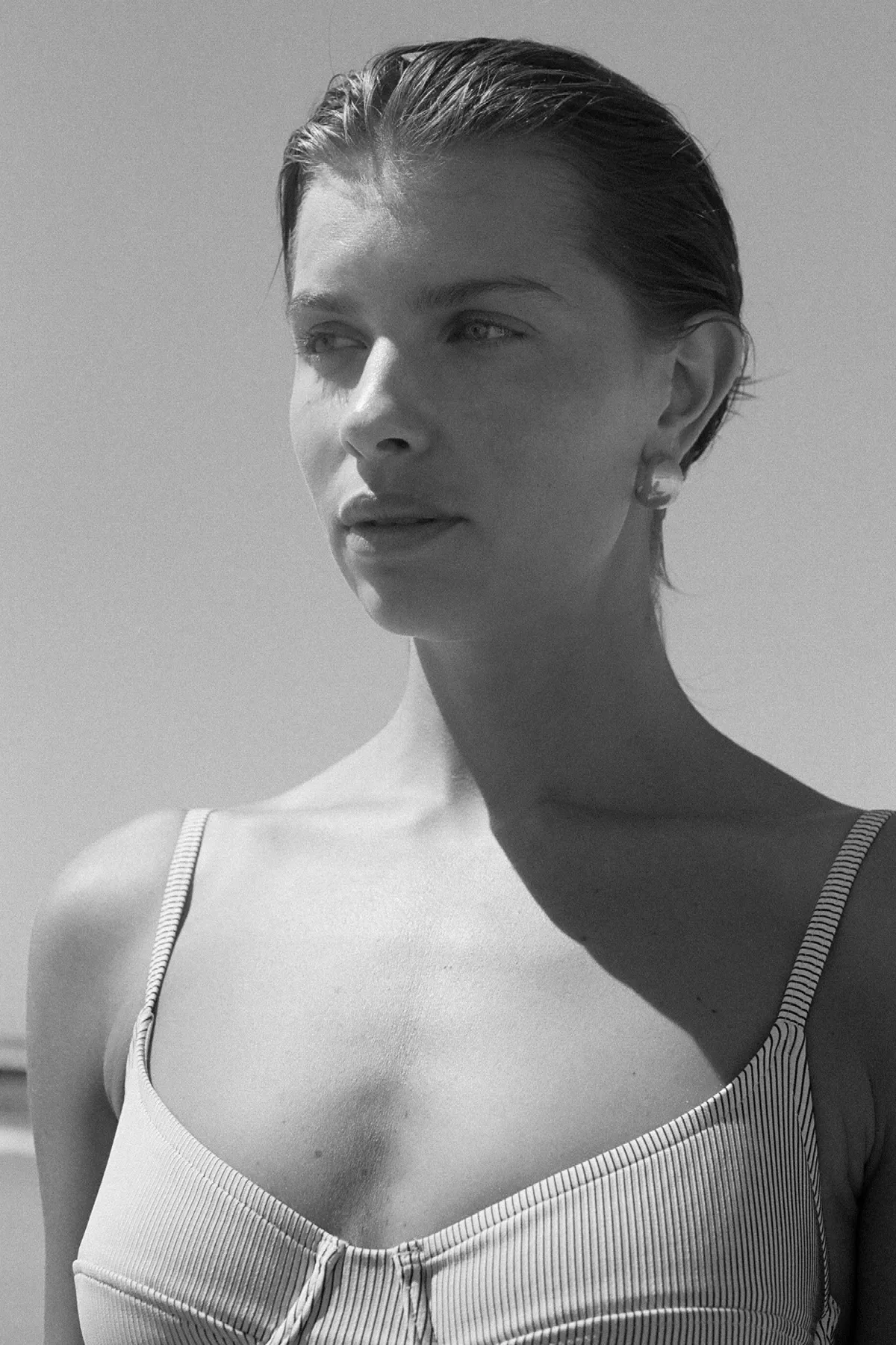 Signature Stripe Balconette Bra Cup Top - Coconut