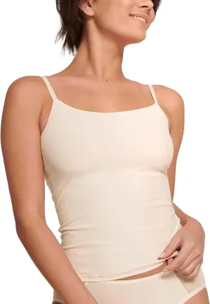 Sloggi Camisole Top Soft Adapt Spaghetti Straps Sheer Mesh Soft Lounge Underwear