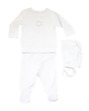 Special Occasion White 3 Piece Legging Bris Outfit