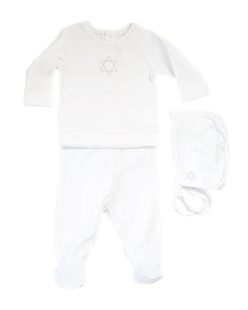 Special Occasion White 3 Piece Legging Bris Outfit