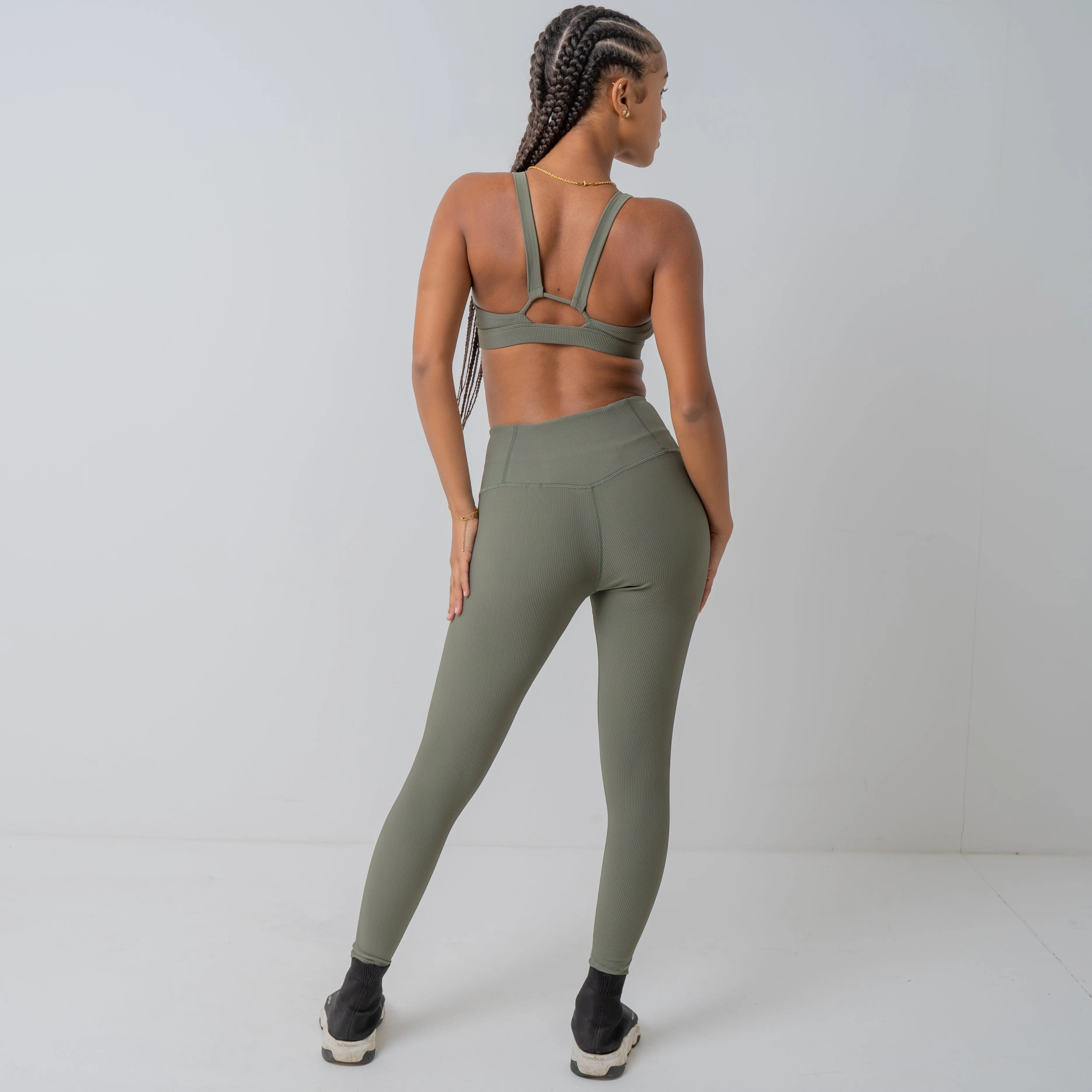 Stamina Gymwear Set Army Green