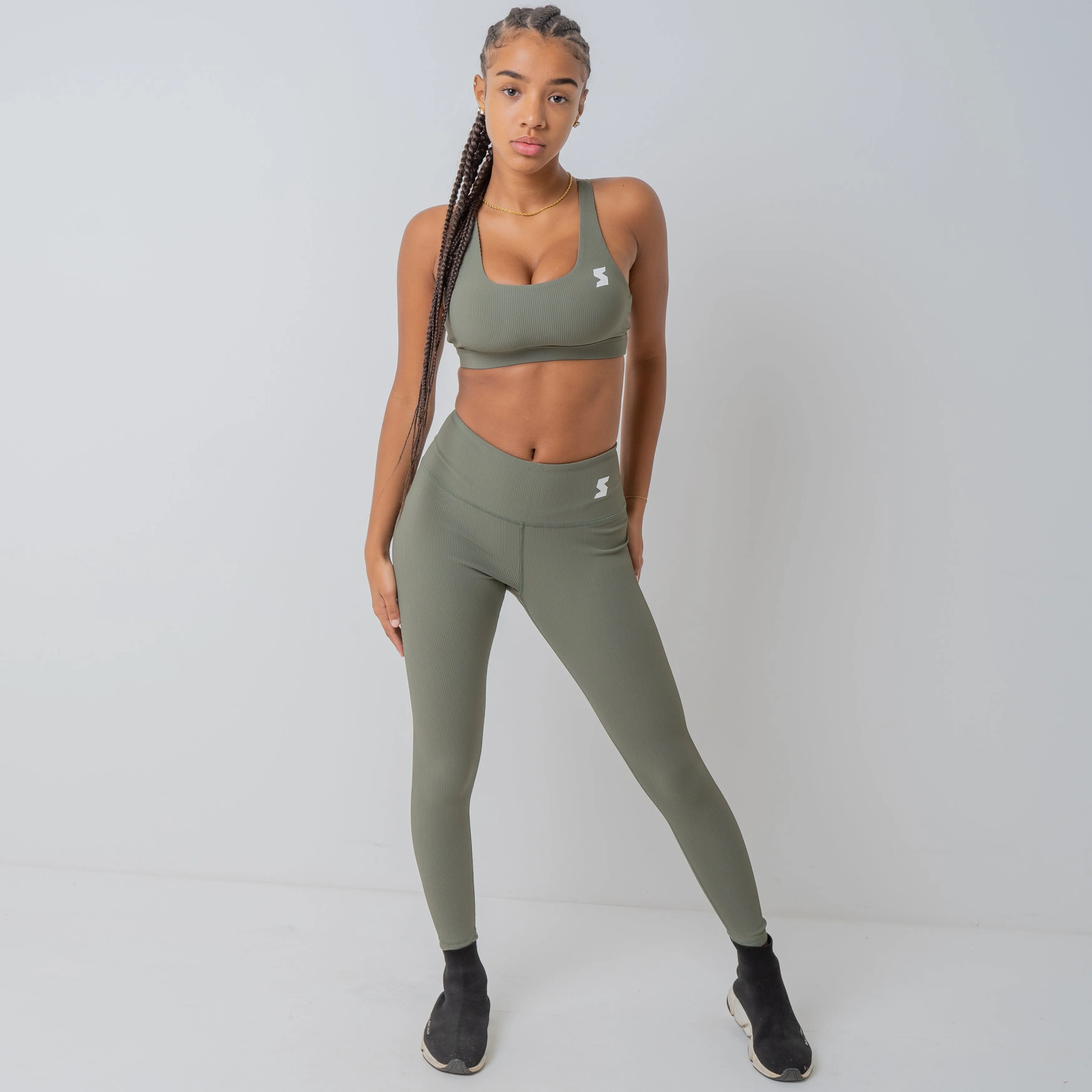 Stamina Gymwear Set Army Green