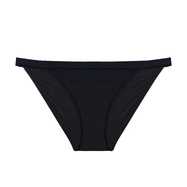 Stylish Comfortable Ladies' Low Waist Seamless Ice Silk Panties