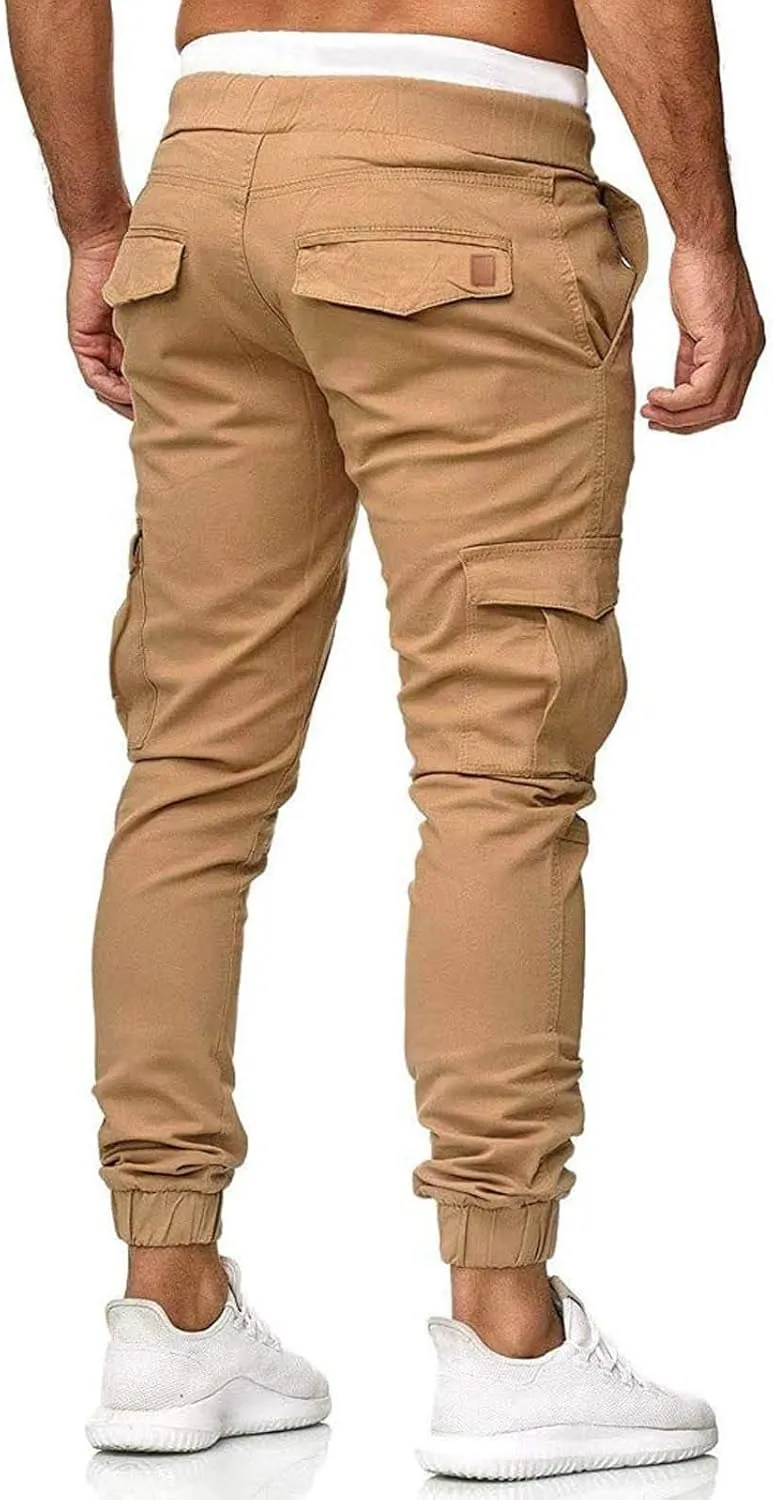 Sweatpants for Men Loose Fit Dress Pants for Men Stretch Waist Match Mens Wild Cargo Pants Corduroy Baggy Pants Mens