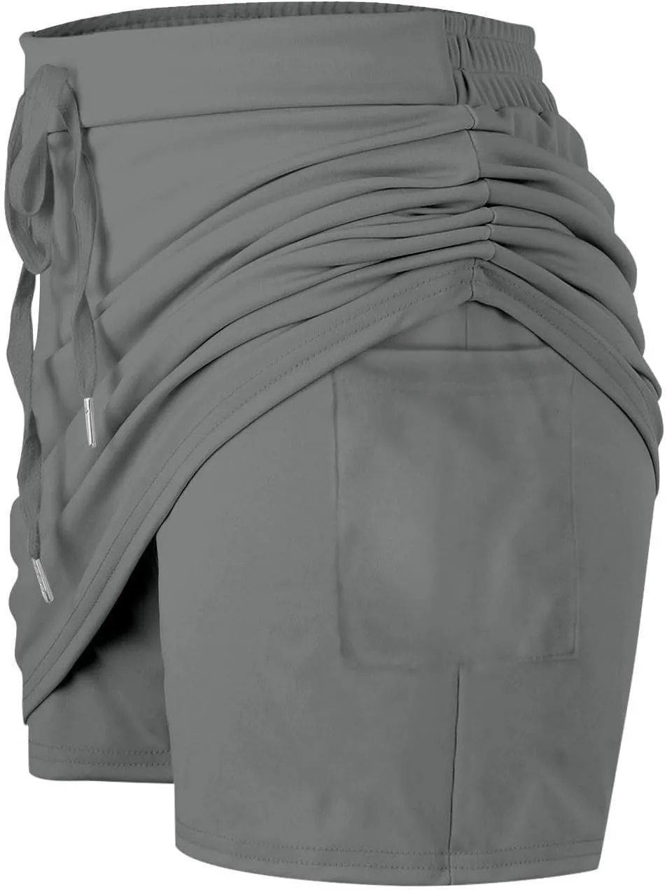 Tennis Skirts for Women Short Athletic Drawstring Skorts Built in Shorts with Pockets Sports Skirt Thanksgiving