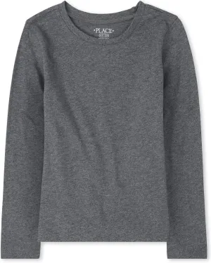 The Children's Place Girls Long Sleeve Basic Layering T Shirt
