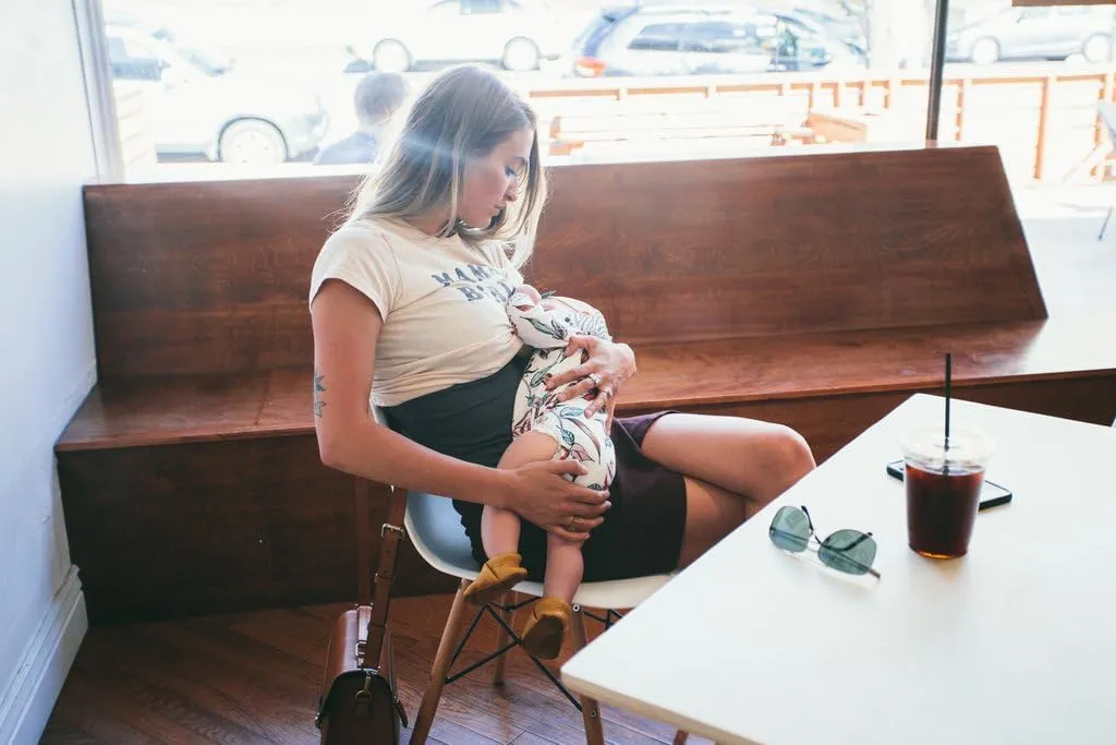 The Open Busted Breastfeeding Tank Top, Layering Cami & Maternity Undershirt - Rayon from Bamboo/Cotton