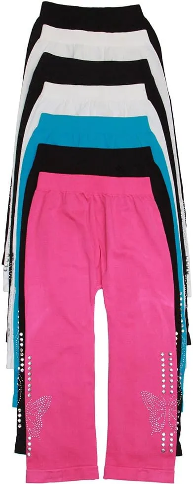 ToBeInStyle Girls Pack of 6 Layering Stretch Shorts Modesty Slip Under Skirts Boyshorts