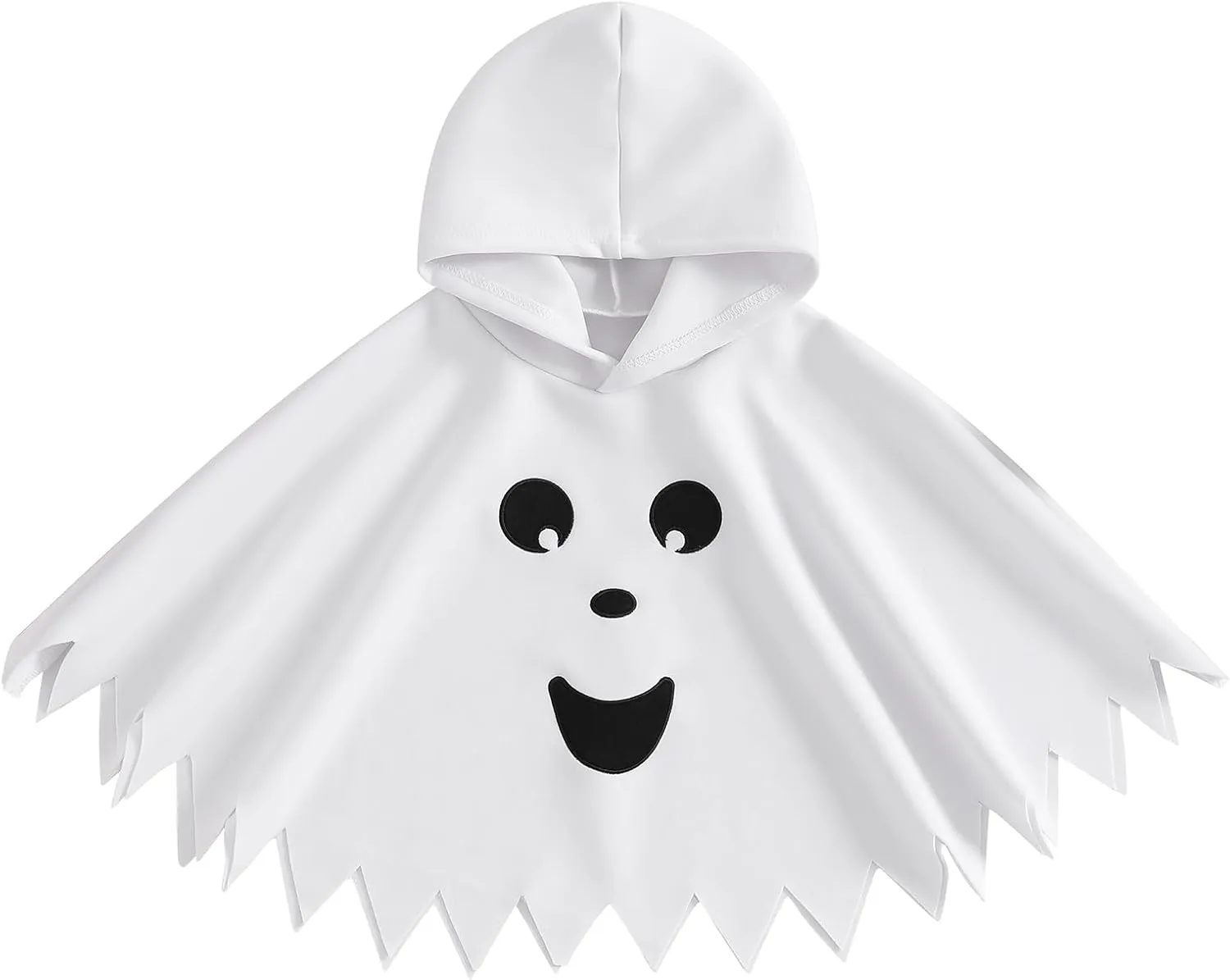 Toddler Baby Boys Girls Halloween Costume Ghost Party Face Cloak Hooded Cape Halloween Fancy Party Cosplay Outfits
