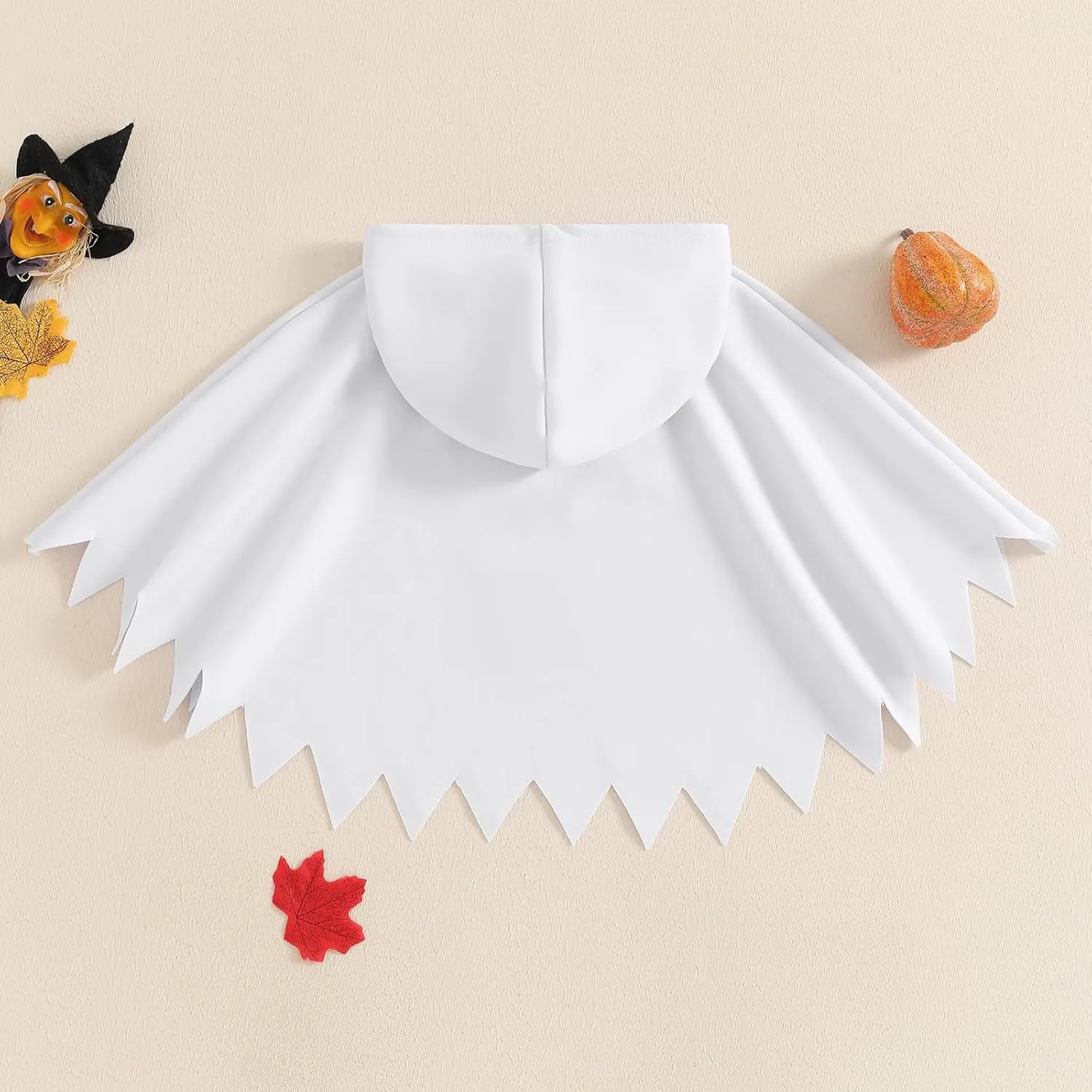 Toddler Baby Boys Girls Halloween Costume Ghost Party Face Cloak Hooded Cape Halloween Fancy Party Cosplay Outfits