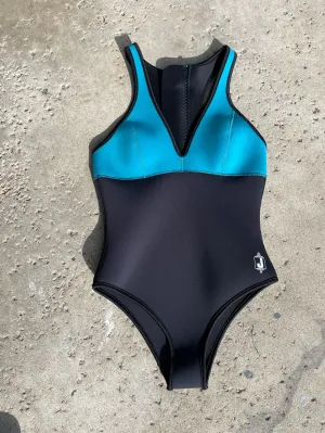 Turquoise & Black One Piece Pre-Made
