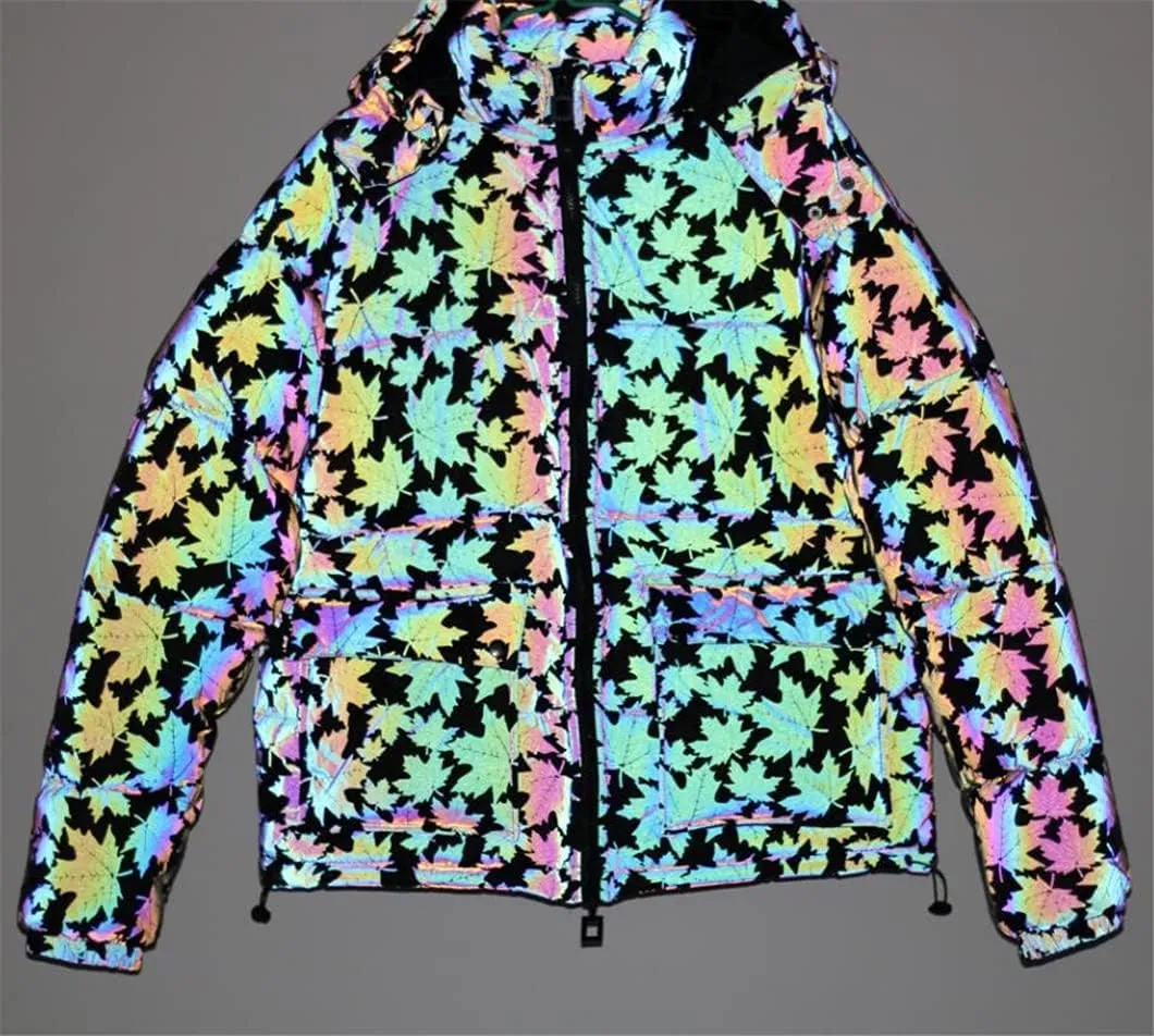 USDBE Winter Men's Jacket Thick Warm Cotton Padded Hip Hop Plus Size Loose Snow Coat