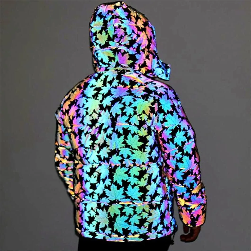 USDBE Winter Men's Jacket Thick Warm Cotton Padded Hip Hop Plus Size Loose Snow Coat