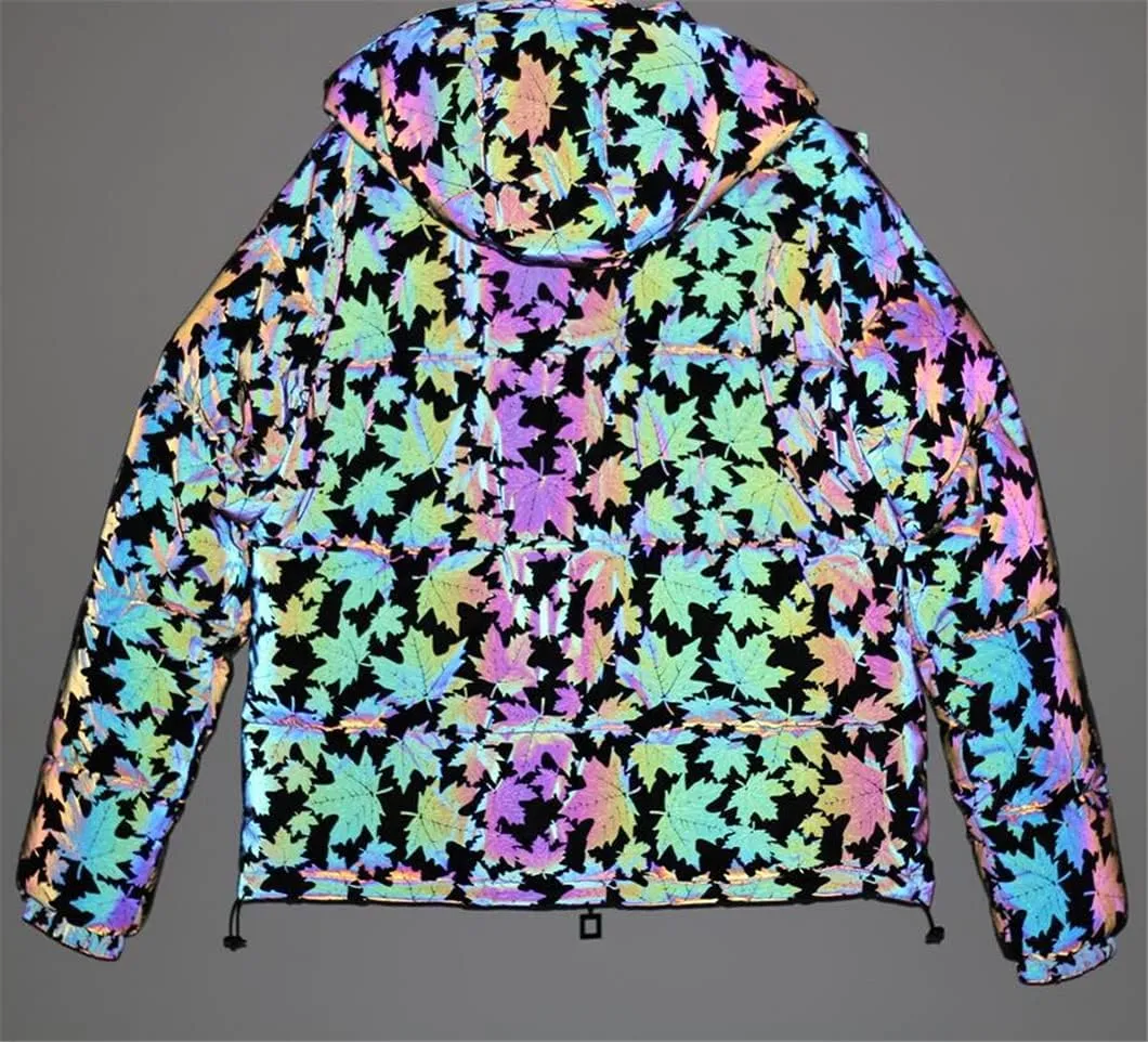 USDBE Winter Men's Jacket Thick Warm Cotton Padded Hip Hop Plus Size Loose Snow Coat