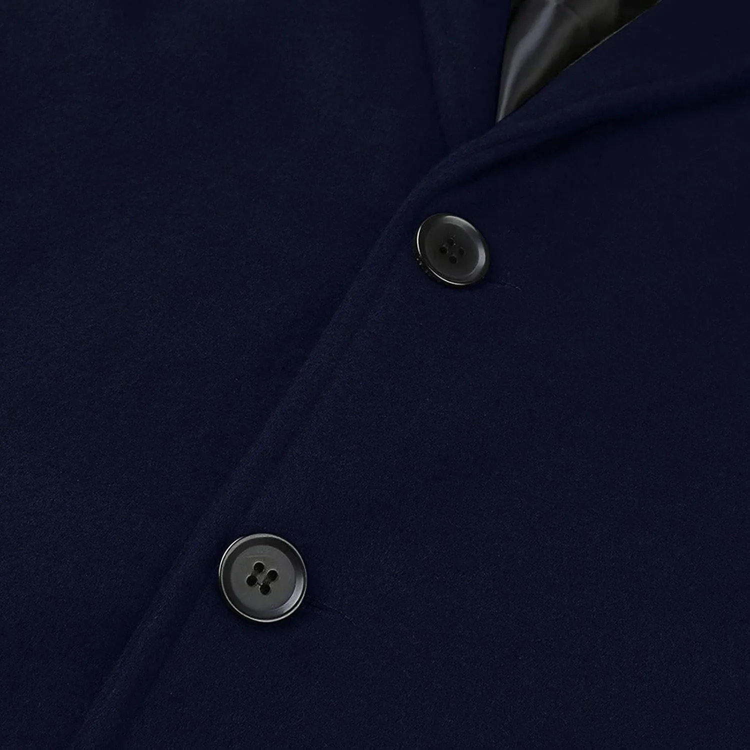 WENKOMG1 Men Winter Slim Coat,Trench Lapel Long Jacket Double Breasted Coat Soft Elegant windbreaker