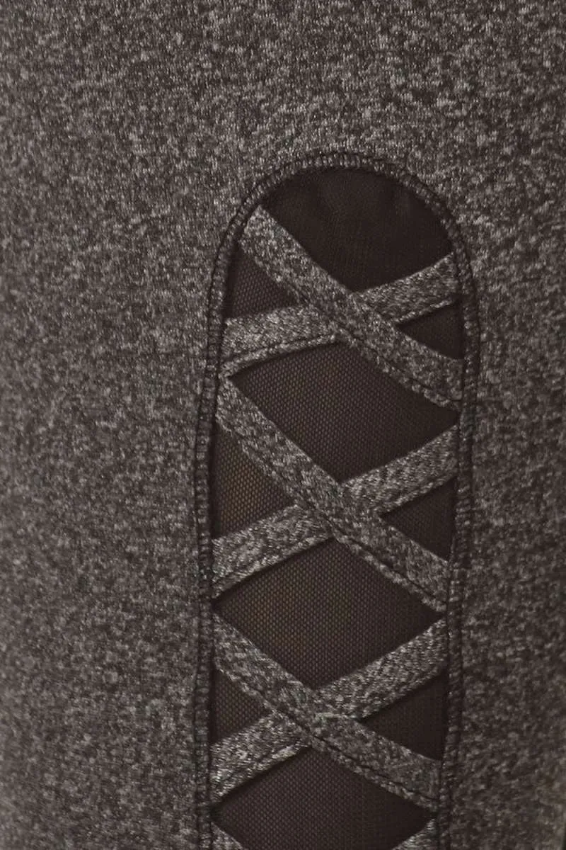 Winner Takes All! - Criss Cross Mesh Leggings
