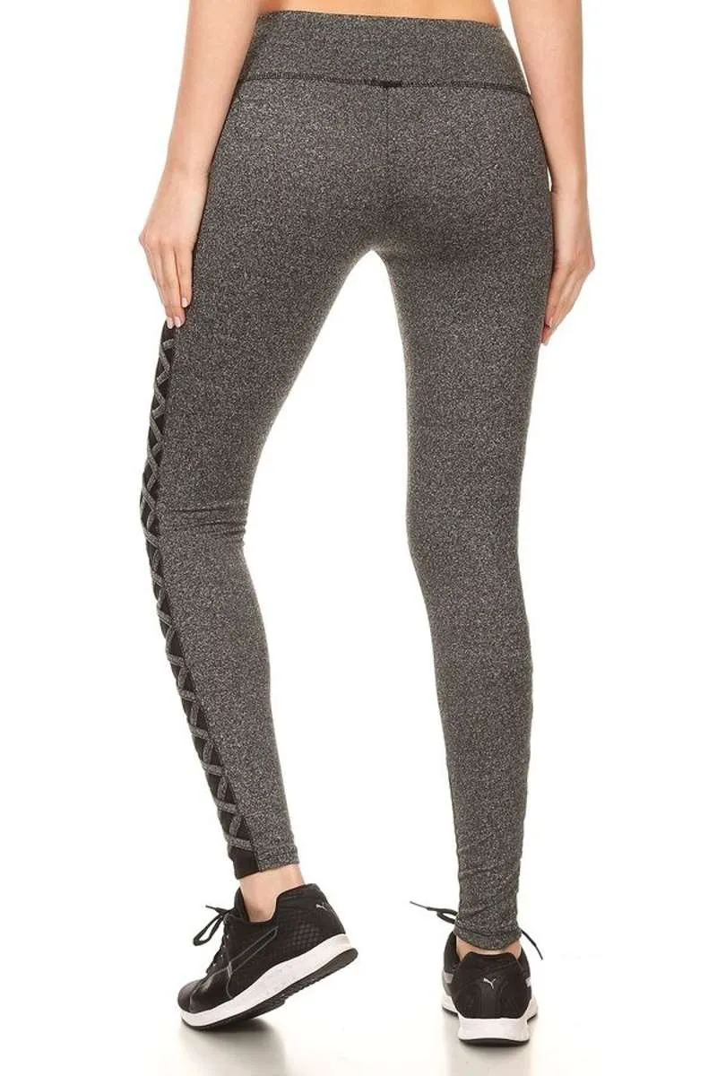 Winner Takes All! - Criss Cross Mesh Leggings
