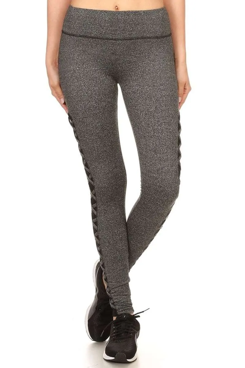Winner Takes All! - Criss Cross Mesh Leggings