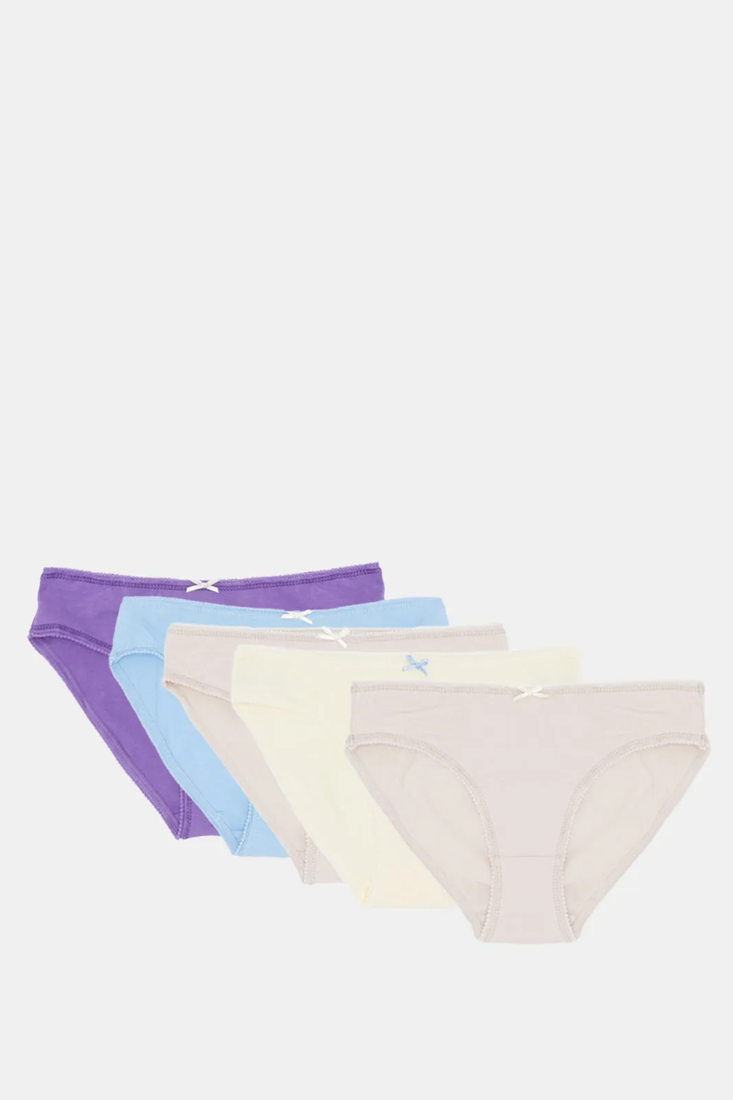 Women Assorted Basic Bikini Brief Set (Pack Of 5)