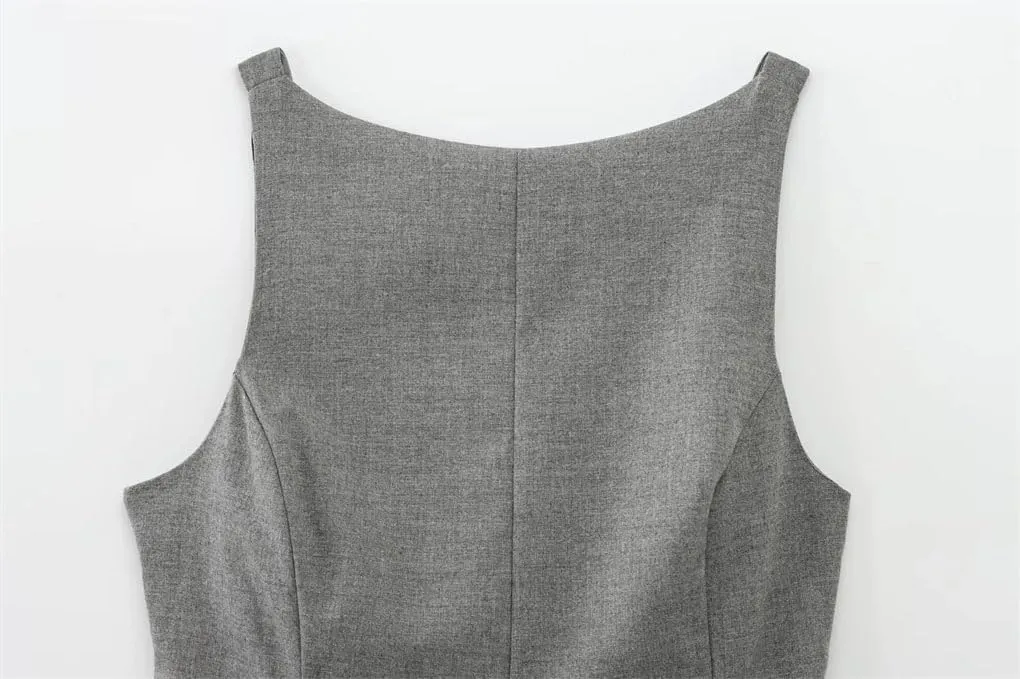 Women Bow Tie Tank Top Women Backless Thin Shoulder Strap Camisole Women's Waistcoat Tops Vest