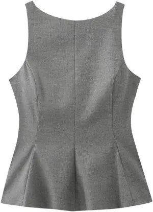 Women Bow Tie Tank Top Women Backless Thin Shoulder Strap Camisole Women's Waistcoat Tops Vest