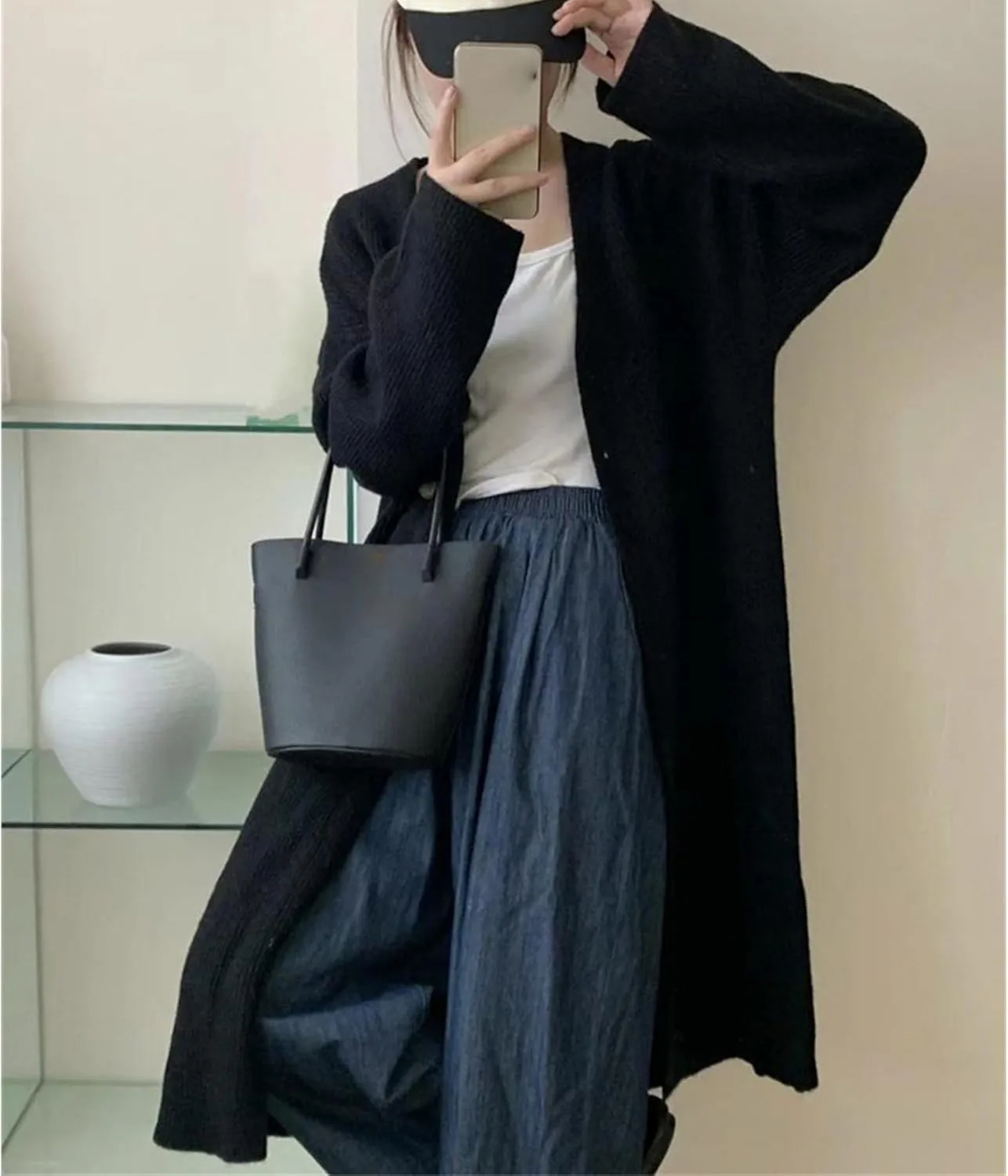 Women Double Breasted Coats Jacket Winter Trendy Solid Color Knit Overcoat Long Sleeve Maxi Long Trench Coat