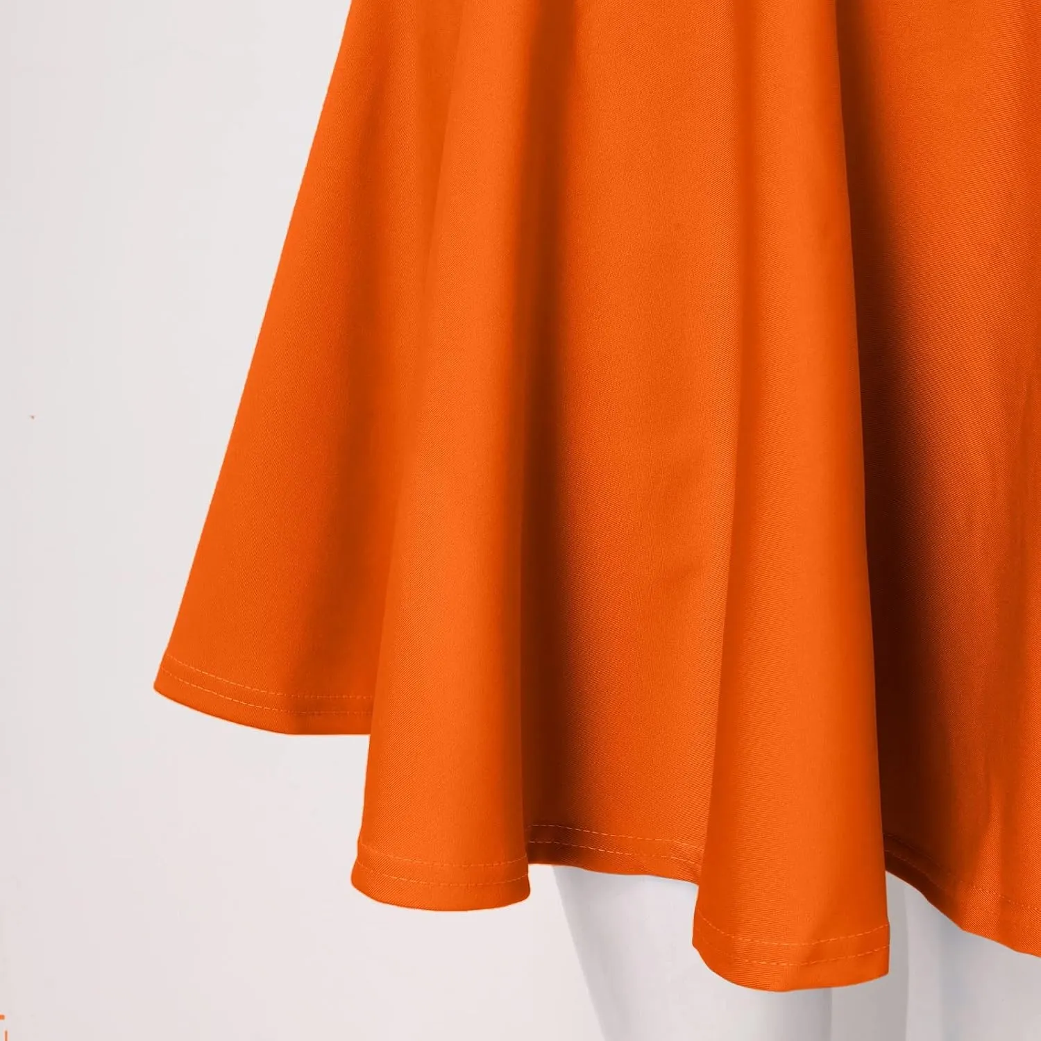 Women Fashion Casual Short Style Solid Half Skirt Glare Sun Skirt Pleated Skirt Midi Skirt for Women