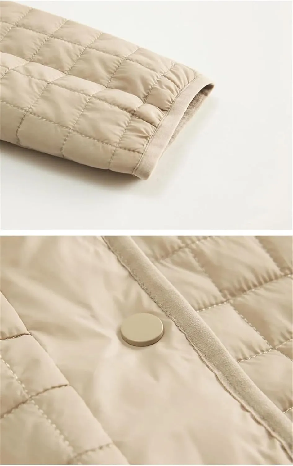 Women Light Short Cotton-Padded Jacket Winter Hooded Down Coat Parkas Outerwear Tops