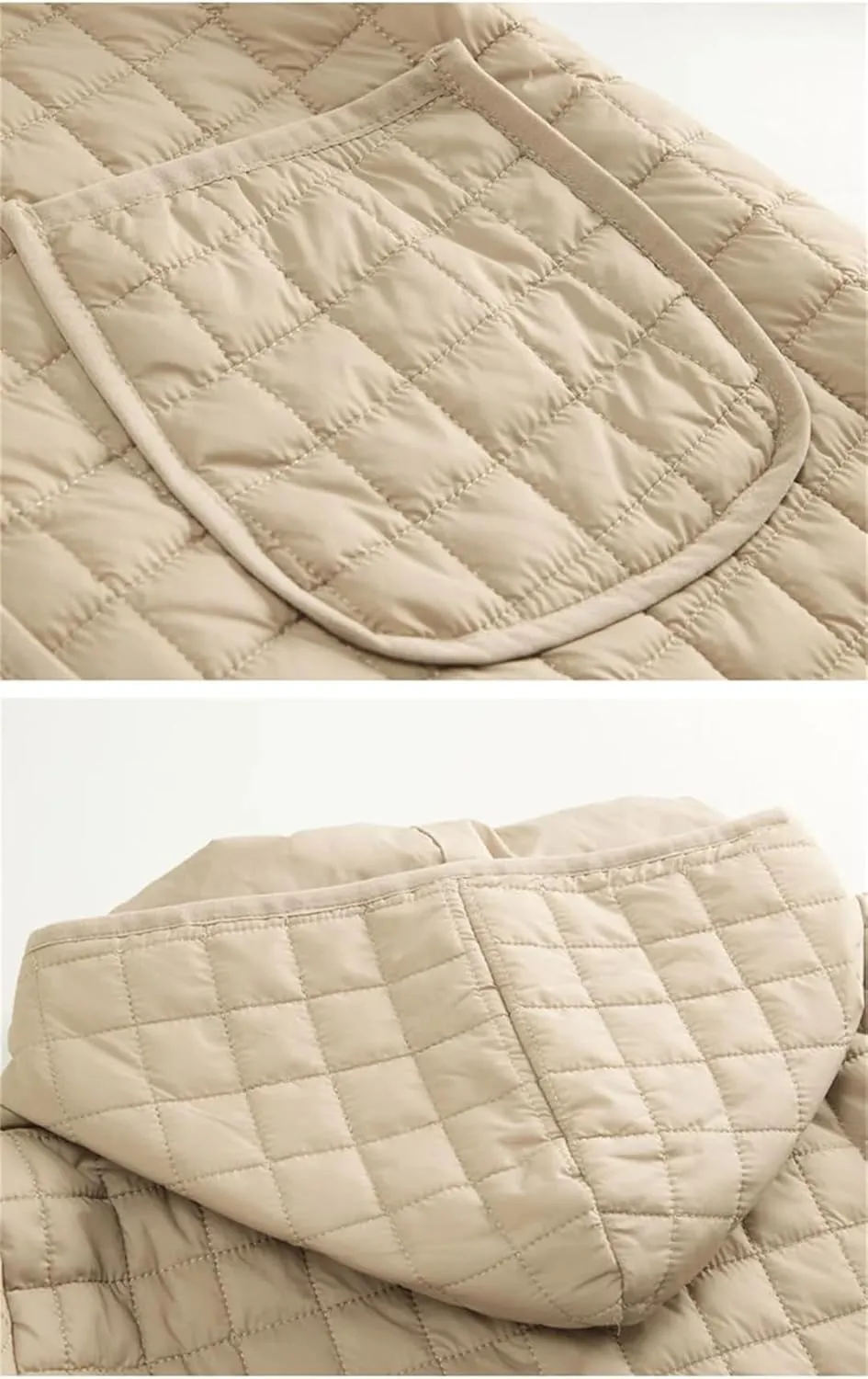 Women Light Short Cotton-Padded Jacket Winter Hooded Down Coat Parkas Outerwear Tops