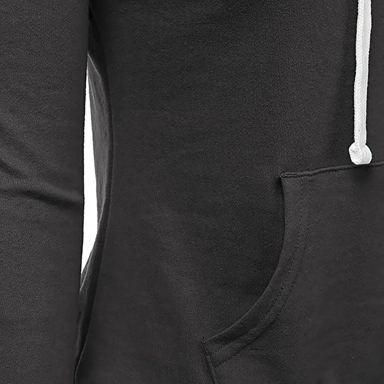 Women Solid Hooded Sweatshirts Long Sleeve Pocket Sweatshirt Slim Fit Pullover Tops Preppy Teen Girl Clothes