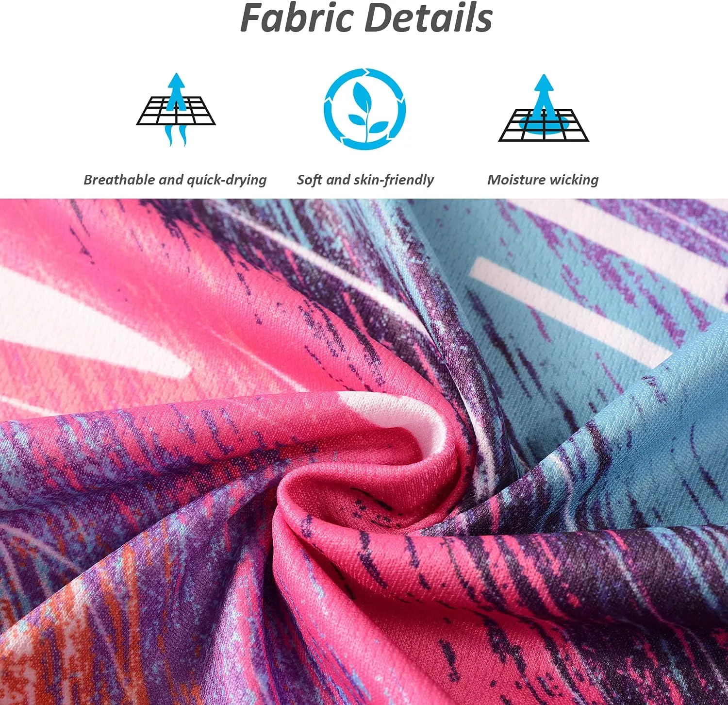 Women's Cycling Jersey Long Sleeve Breathable Bike Shirt Bicycle Clothing Quick Dry Womens Summer Tops Rainbow Aurora