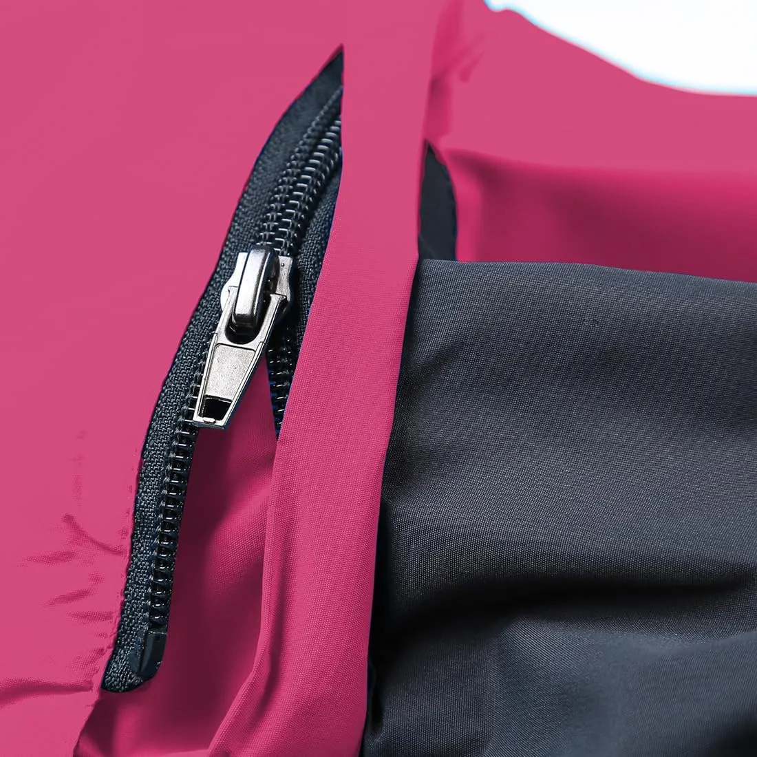 Women's Hooded Waterproof Rain Jacket Windproof Windbreaker Outdoor Raincoats for Gardening Hiking