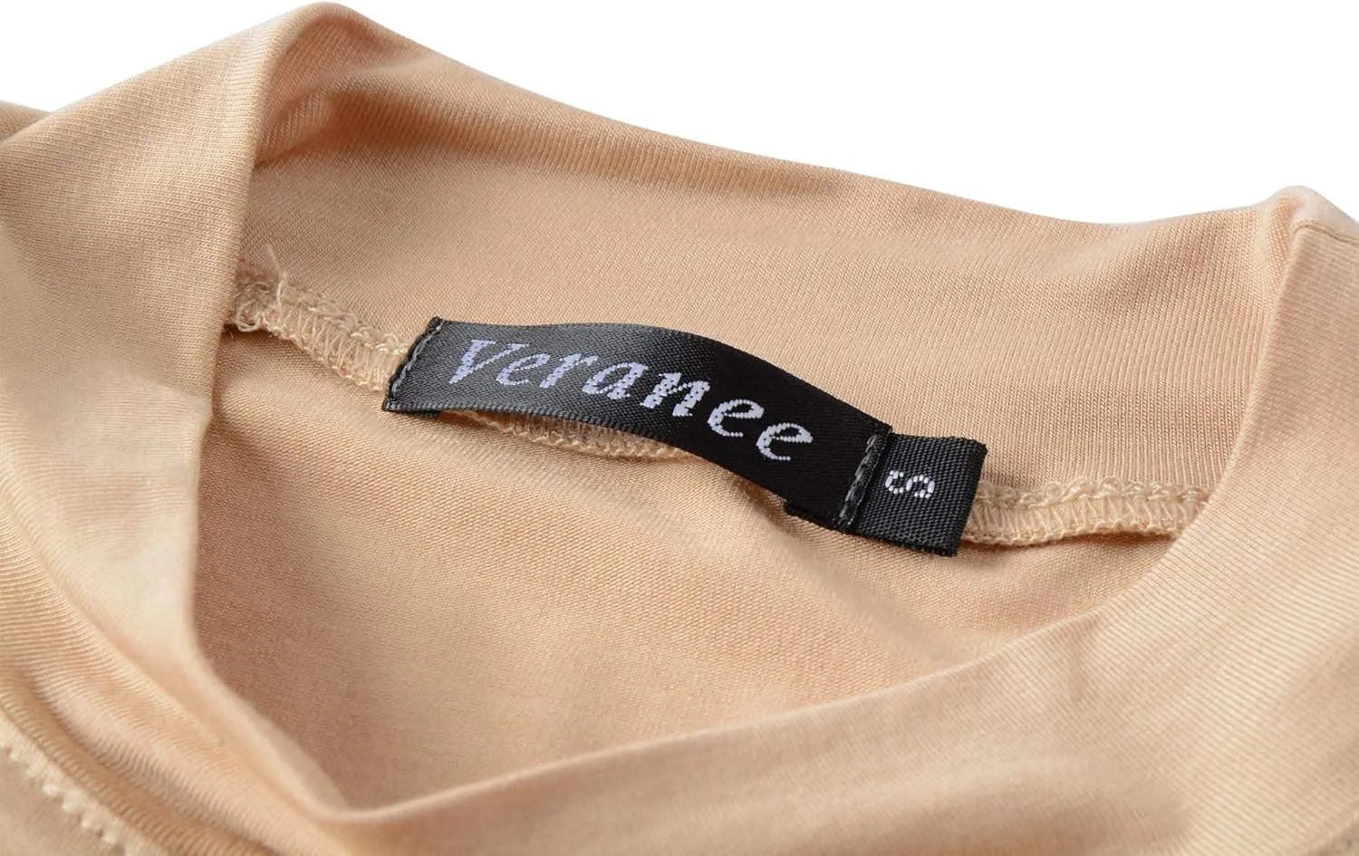 Women's Long Sleeve Slim Fit Turtleneck Basic Layering T-Shirt