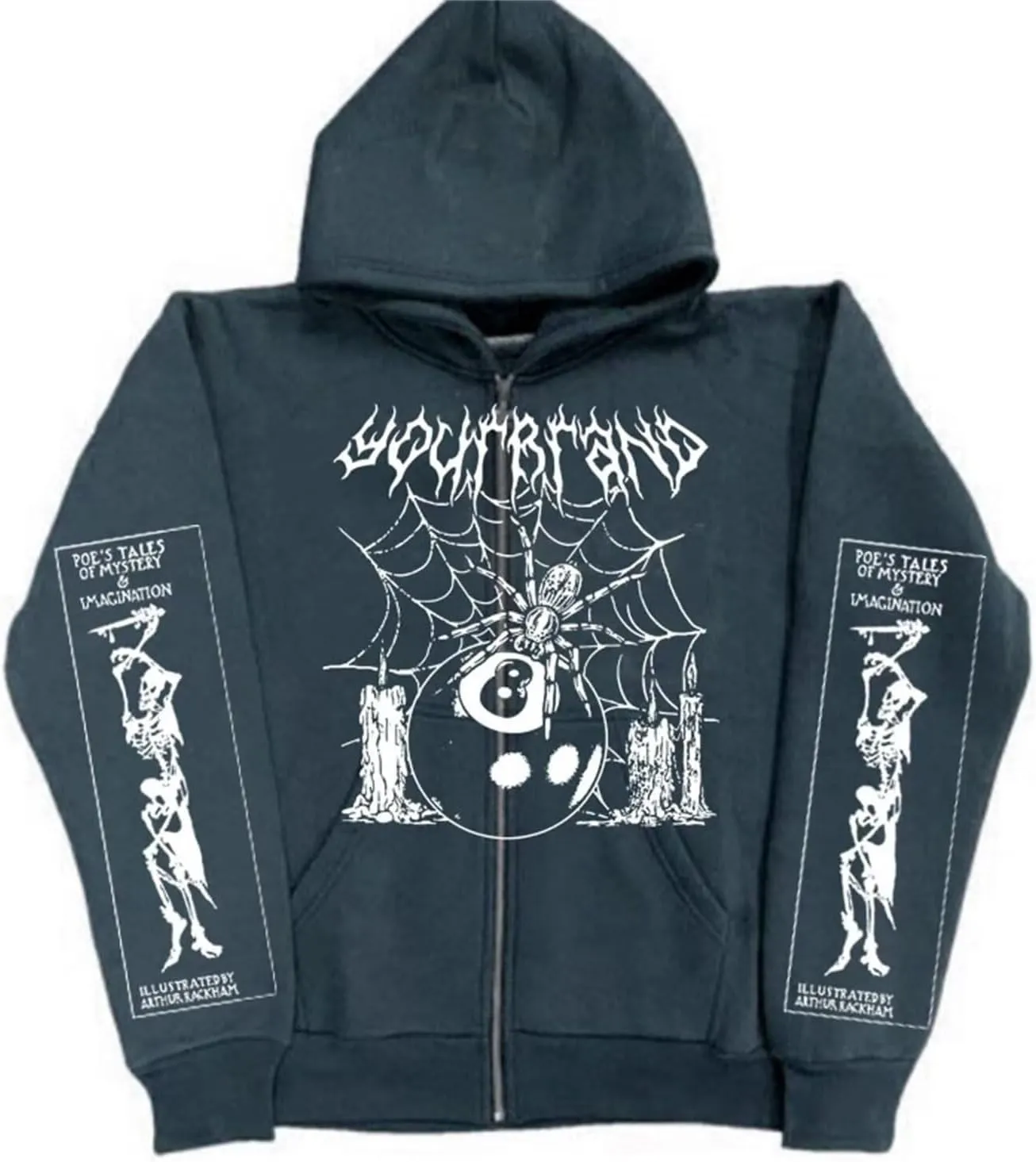 Womens Men Y2K Skull Hoodie Graphic Zip Up Grunge Hoodie Long Sleeve Casual Vintage Sweatshirt Goth Oversized Jacket