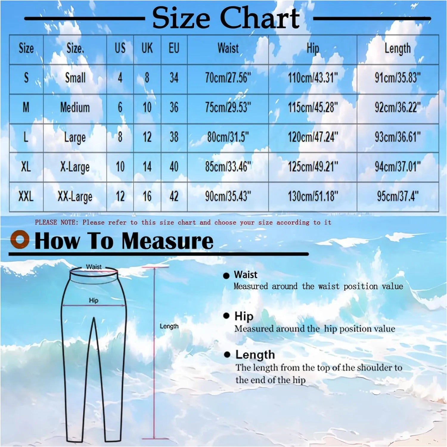 Women's Summer Casual Linen Blend Capri Pants - Solid Breathable Elastic Waist Pocket Trousers with Button Detail