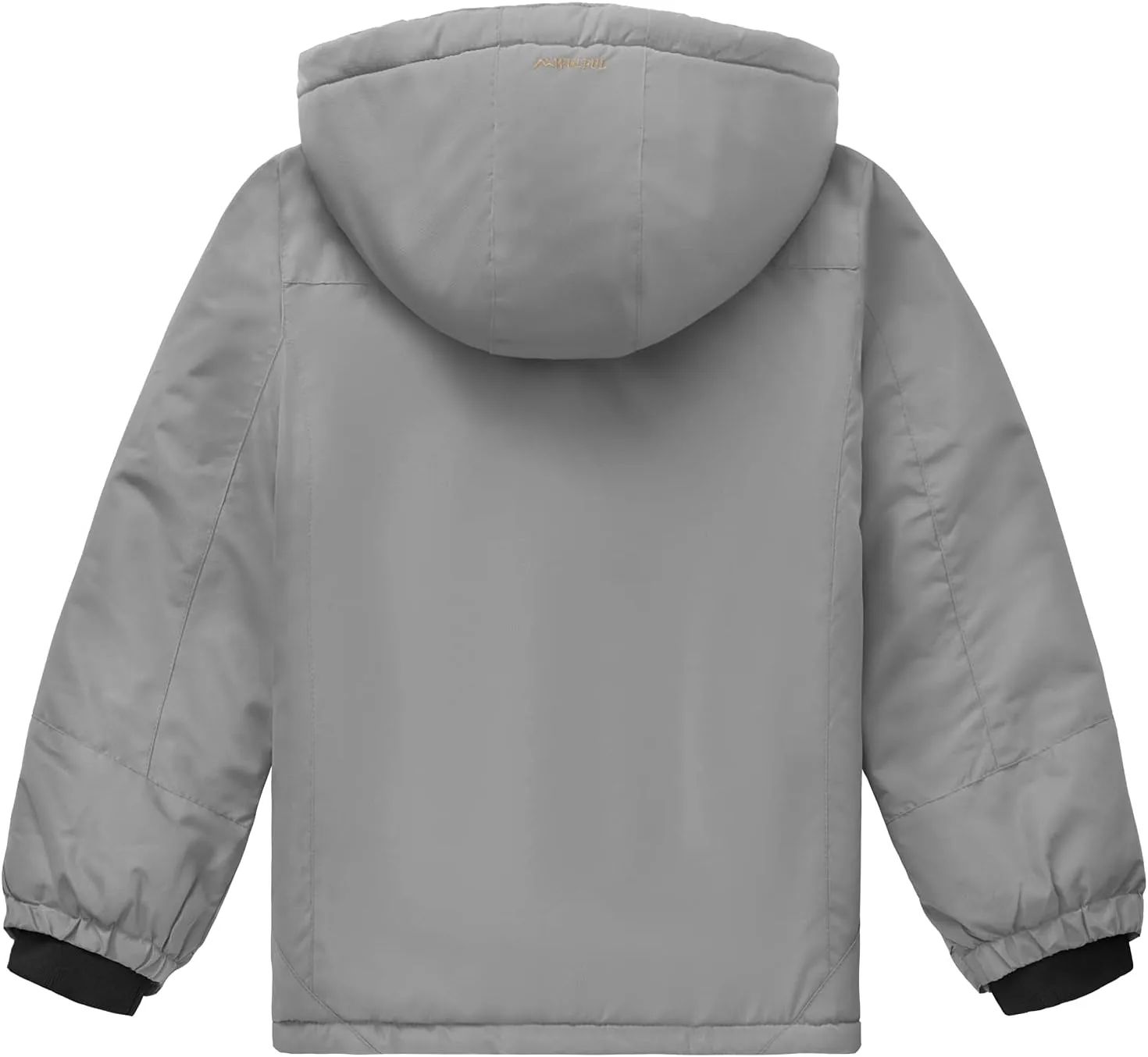 WULFUL Boy's Waterproof Ski Jacket Warm Fleece Hooded Winter Snow Coat
