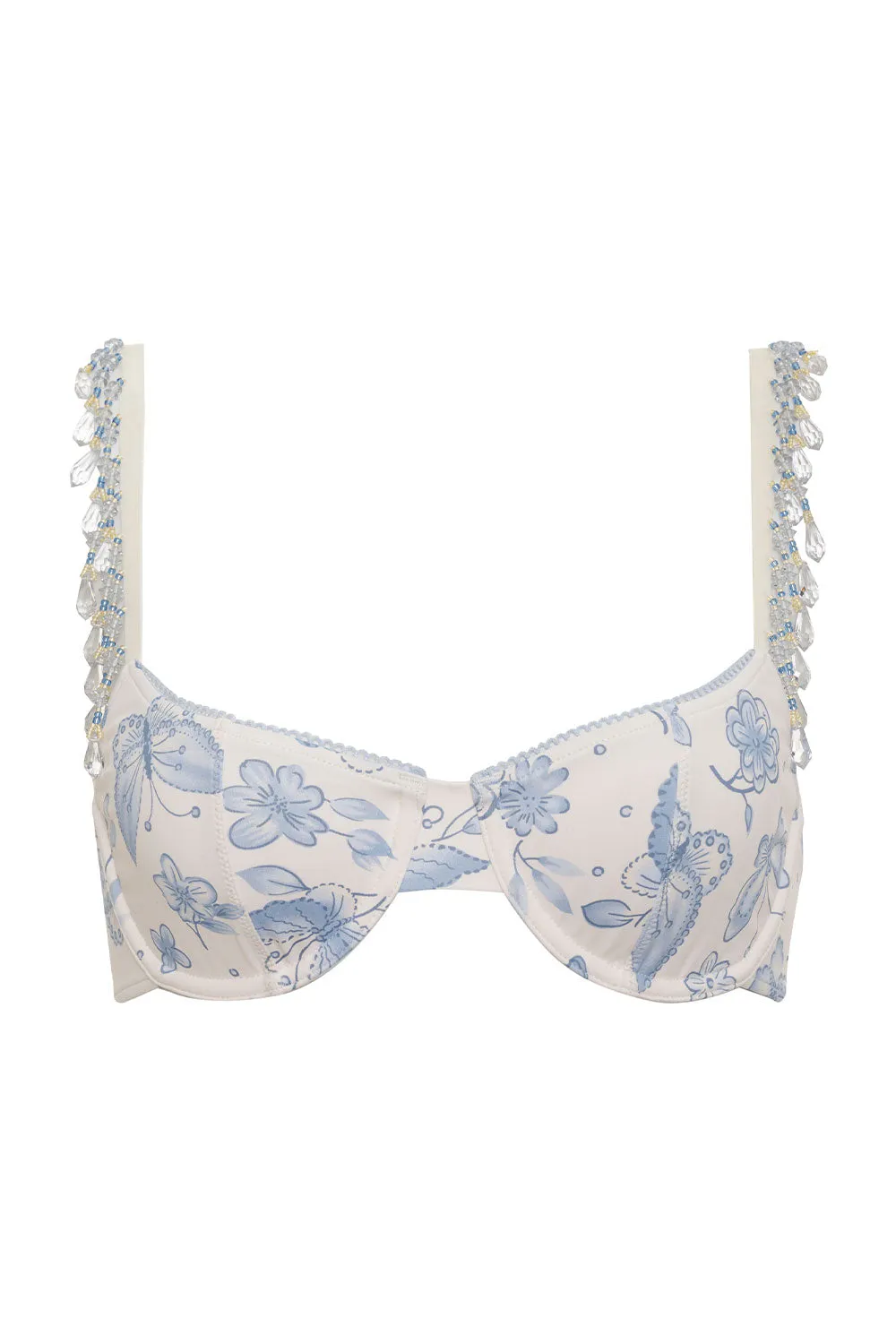 x SYDNEY SWEENEY Muse Underwire Bikini Top - Farfalle